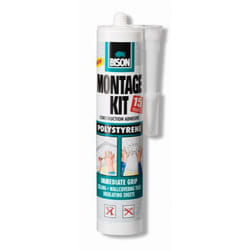 La colle Bison 6307346 Montage Kit Polystyrene; 470 g