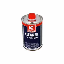 Décapant PVC GRIFFON - 6314107Bidon 1lDécapant incolore pour PVC rigidePour nettoyer et dégraisser les surfaces à coller .