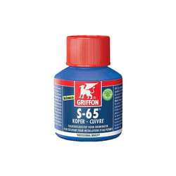 Griffon - Flux décapant sans acide S-65®avec certificat kiwa pour le soudage tendre, pot de 80 ml