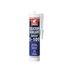 Mastic silicone sanitaire - Cartouche 310ml - Blanc Griffon