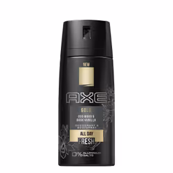 AXE Gold 150ml, Hommes, Déodorant, Déodorant spray, 150 ml, 48 h, Oud wood, Dark vanila