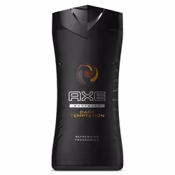 AXE Dark Temptation, Gel douche, 250 ml, Hommes, Corps, Ambre, Chocolat, Piment rouge