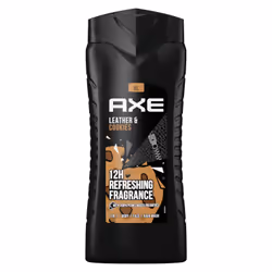 AXE Leather &amp; Cookies, Gel douche, 400 ml, Adultes, Hommes, Corps, visage et cheveux, Bouteille