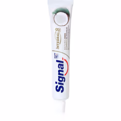 Le dentifrice Signal Integral 8 assure un soin complet de vos dents et de vos gencives. Il nettoie la plaque dentaire et les  ...