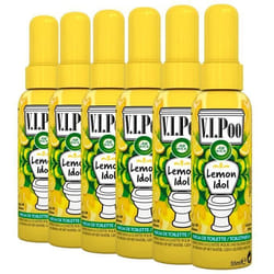 Air Wick Desodorisant WC Spray V.I.Poo Anti Odeur Parfum Lemon Idol 55 ml Lot de 6