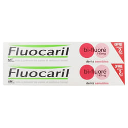 Fluocaril Dentifrice Dents Sensibles Bi-Fluoré Lot de 2 x 75 ml