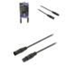 Câble audio optique XLR 5-Pin 5 Broches Mâle XLR 5-Pin 5 Broches Femelle Plaqué nickel 5.0 m