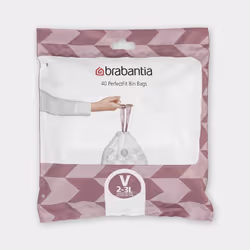 Brabantia 100253, 3 L, Blanc, Plastique, Chine, 290 mm, 235 mm