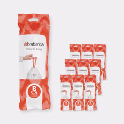 Brabantia 100314, 7 L, Blanc, Plastique, Chine, 340 mm, 330 mm