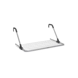 Brabantia Radiator Airer and Hanging Drying Rack - Metallic Grey