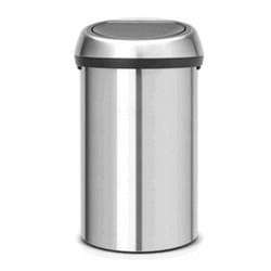 Brabantia Touch Bin Rond Acier inoxydable