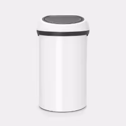 Brabantia 108686 Poubelle Touch Bin, 60 L - Blanc