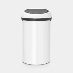 Brabantia 108686 Poubelle Touch Bin, 60 L - Blanc