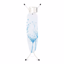 Brabantia 108808, Planche à repasser Full-size, Coton, Fer à repasser à sec ou à vapeur, Blanc, Image, Bleu, Blanc