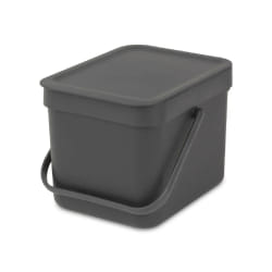 Brabantia Sort & Go Poubelle Plastique Gris 6 L
