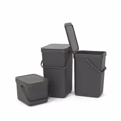 Brabantia 109966 poubelle 16 L Rectangulaire Gris