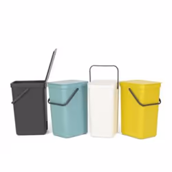 Brabantia 109966 poubelle 16 L Rectangulaire Gris - Vue supplémentaire 7