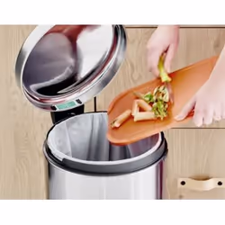 Brabantia 111822 poubelle 30 L Rond Acier inoxydable - Vue supplémentaire 4