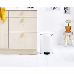 Brabantia 111846 poubelle 20 L Rond Blanc