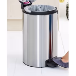 Brabantia 112041 poubelle 12 L Rond Acier inoxydable