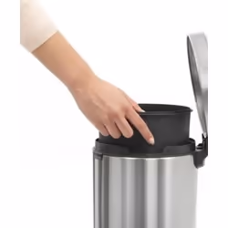 Brabantia 112102 poubelle 5 L Rond Acier inoxydable - Vue supplémentaire 6