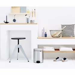 Brabantia 112102 poubelle 5 L Rond Acier inoxydable - Vue supplémentaire 9