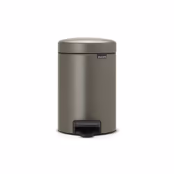 Brabantia 113246, 3 L, Rond, Platine, Plastique, Pédale, 16,8 cm