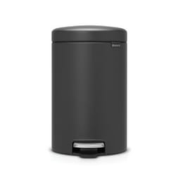 Brabantia 113802 poubelle 12 L Rond Plastique Gris