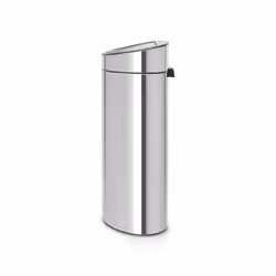 Brabantia 114809 poubelle 40 L Coin Noir, Acier inoxydable
