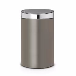 Brabantia Poubelle Touch Bin, 40 litres, Platine avec couvercle en acier inoxydable, Capacité 40 Litres, 72,7 cm x 43,5 cm x  ...
