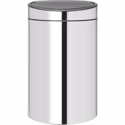 Brabantia – 115004 -Touch Bin New Recycle 10 + 23 litres, Acier Brillant