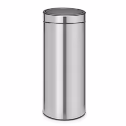Brabantia - 115349 - Poubelle Touch Bin Unie New, 30 L - INOX Mat