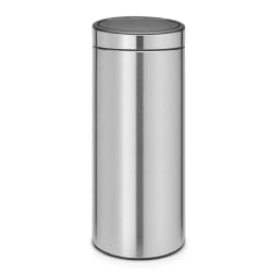 Brabantia - 115349 - Poubelle Touch Bin Unie New, 30 L - INOX Mat