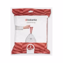 Brabantia - 115608 - Sacs poubelle PerfectFit pour Bo Touch Bin, distributeur, code J, 20-25 litres