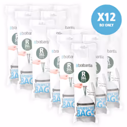 Brabantia 115622 sac poubelle 36 L Blanc 10 pièce(s)