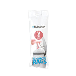Brabantia 116582 sac poubelle 3 L Blanc 20 pièce(s)