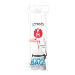 Brabantia 116742 sac poubelle 20 L Blanc 20 pièce(s)