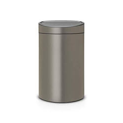 Brabantia afvalemmer Touch Bin New, recycle, 23+10 L platinum