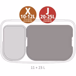 Brabantia 121227 poubelle Rectangulaire Noir - Vue supplémentaire 7