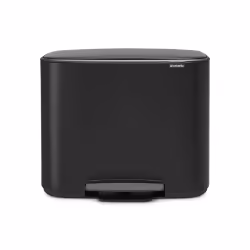 Brabantia - 121463 - Poubelle BO Pedal Bin, 36 litres, Noir Mat