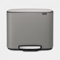 Brabantia - 121647 - Poubelle BO Pedal Bin, 36 litres, Gris minéral