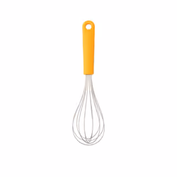 Brabantia Tasty+, Fouet ballon, Jaune, Acier inoxydable, Plastique, Orifice de suspension, 66 mm