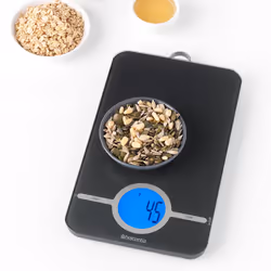 Brabantia Tasty+ Noir Comptoir Carré Balance de ménage électronique