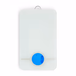 Brabantia Tasty+, Balance de ménage électronique, 5 kg, 1 g, Gris, Verre, Plastique, Verre