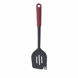 Brabantia Tasty+, Spatules et raclettes de cuisine, Noir, Rouge, Nylon, 220 °C, 75 mm, 36 mm