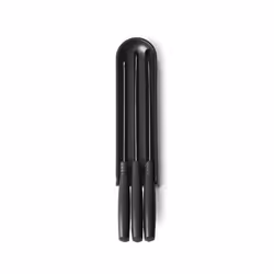Brabantia Tasty+, Bloc de couteaux/coutellerie, Acier inoxydable, Acier inoxydable, Noir, 63 mm, 90 mm