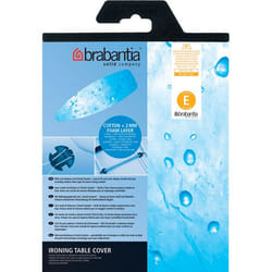 Brabantia 135x49 Beschuimd 2mm Housse de planche à repasser Bleu