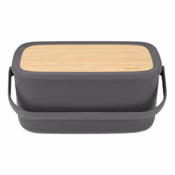 Brabantia 128264, Rectangulaire, Noir, Bois, Bois, Bambou, 395 mm, 255 mm
