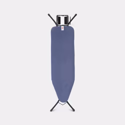 Brabantia Table À Repasser Taille B, Table à repasser pour manches, Coton, Fer à vapeur, Noir, Bleu, Monochromatique, Bleu