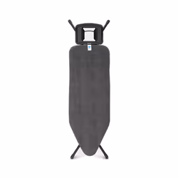 Brabantia 134609, Planche à repasser Full-size, Coton, Noir, Monochromatique, Métal, 1240 x 450 mm